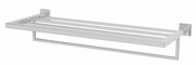 Oltens Tved wieszak na ręcznik 60 cm z półką chrom 80202100