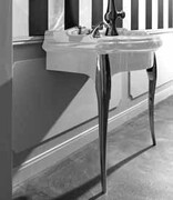 Kerasan Retro Stolik biały pod umywalkę nogi chrom 7362K5