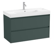 Roca Ona Unik zestaw szafka z umywalką 100x46x64 ZIELONY MAT A851693513