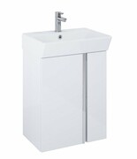 Elita Skye Set szafka z umywalką komplet 50x70x38cm biały połysk 168348