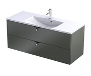 Oristo Siena szafka podumywalkowa wisząca 120x50x45cm oliwkowy mat OR45-SD2S-120-17