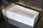 Besco Intima 150x85cm wanna asymetryczna lewa + obudowa + syfon #WAI-150-NLI/#OAP-150-INT/19975