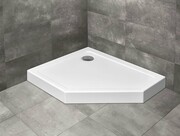 Radaway Doros PT E Compact brodzik pięciokątny 90x80cm lewy z obudową SDRPTP9080-05L