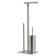 Sealskin Square stojak na papier toaletowy ze szczotką do WC metalowy chromowany 362373618