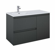 Elita Split szafka podumywalkowa z koszem cargo lewa 100x63x46cm Anthracite mat 168150