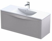 Oristo Skagen szafka z umywalką wisząca 119x50x45 piaskowy mat OR49-SD1S-120-10/UME-AM-120-92-C