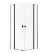 Radaway Nes Kdd II Brushed GunMetal kabina 90x100cm szczotkowany grafit 10031090-92-01L/10031100-92-01R