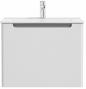 Oltens Jog szafka 60 cm podumywalkowa wisząca biały połysk 60000000