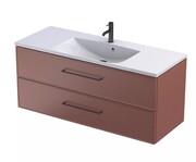 Oristo Lagom szafka podumywalkowa wisząca 120x50x45 Ceglany Mat OR53-SD2S-120-19