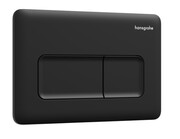 Hansgrohe iFrame Original Q Przycisk spłukujący czarny mat 66001670