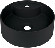 Deante SILIA Umywalka granitowa nablatowa z miejscem na baterię Ø36 nero CQS_NU4B