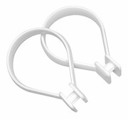 Sealskin Kółka do zasłon 12 sztuk Beauty białe 251060210