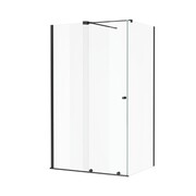 Excellent Ortigo kabina prostokątna 140x90 cm przejrzysta czarny mat KAEX.5016.K.1400.0900.BL