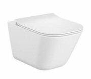Roca Gap Square Rimless miska WC wisząca + deska wolnoopadająca Ultraslim A34H472000