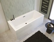 Riho Rethink Cubic Wall Plug&Play Back2Wall 180x80 cm wanna prostokątna przyścienna z półką B160023005