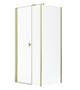 Radaway Nes Gold Kds I kabina 100x80cm lewa złoty połysk 10023100-09-01L/10043080-09-01