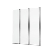 Excellent Fliper parawan nawannowy 120x140 cm 3-częściowy prawy chrom KAAX.1309.1200.PR