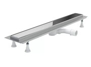 Schedpol Schedline Regular Line odpływ liniowy z maskownicą Steel 100x8cm SOLSL-100080