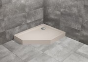 Radaway Doros PT E Compact Stone brodzik pięciokątny 90x80 prawy kaszmirowy SDRPTP9080-05-84SR