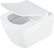 Deante Blur Miska WC z deską bez kołnierza biały CDZD6ZPW