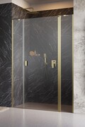 Radaway Nes Dwjs Brushed Gold drzwi wnękowe 130cm prawe szczotkowane złoto 10038130-99-01R