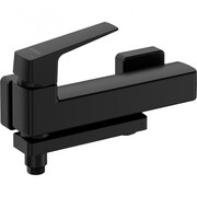 Deante BLUR Bateria wannowa ścienna ze składaną wylewką nero BQL_N12M