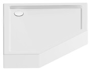 New Trendy New Azura brodzik akrylowy pięciokątny 100x80x15 cm biały lewy B-0416