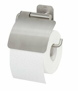 Tiger Colar Uchwyt na papier toaletowy z klapką stal szczotkowana 13141.3.09.46