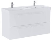 Roca Ella szafka 118x44x63 BIAŁY POŁYSK A857772806