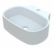 Vayer Nova 2 umywalka nablatowa 49x37,5cm biała 049.037.015.3-4.0.1.1.0