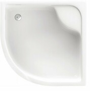 Deante Deep brodzik półokrągły 80x80x41 cm biały KTD 042B