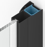 New Trendy profil poszerzający do drzwi wnękowych New Soleo Black i New Renoma Black 20 mm czarny PP-0009