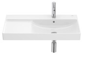 Roca FINECERAMI COna umywalka ścienna 80x46 prawa biała SUPRAGLAZE A327688S00