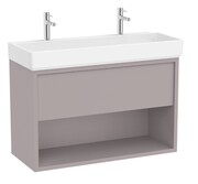 Roca Tura Unik zestaw szafka z umywalką 100x43x60 SZLACHETNY SZARY A852038559