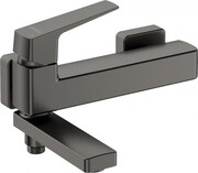 Deante BLUR Bateria wannowa ścienna ze składaną wylewką titanium BQL_D12M