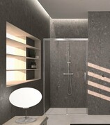 Novellini Kali PH Drzwi wnękowe 160cm profile chrom KALIPH156-1B