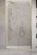 Radaway Furo Brushed Gold DWJ drzwi prysznicowe 100cm lewe szczotkowane złoto 10107522-99-01L/10110480-01-01