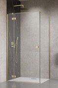 Radaway Essenza 8 Brushed Gold Kdj kabina 90x100cm lewa szczotkowane złoto 10480612-01-01L/10470237-99-01L/10113100-01-01