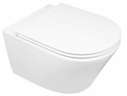 Oltens Jog miska wisząca PureRim z powłoką SmartClean z deską wolnoopadającą slim 42505000