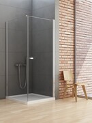 New Trendy New Soleo 70x110x195 cm kabina wspornik prosty szkło przejrzyste D-0139A/D-0150B-WP