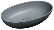Omnires Shell M+ umywalka nablatowa 60x35 cm ash grey SHELLUNAG