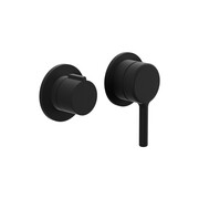 Excellent Pi bateria wannowo-prysznicowa podtynkowa, 2 funkcyjna czarny mat AREX.1240BL