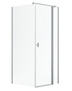 Radaway Nes Kdj II Brushed Nickel kabina 110x75cm prawa szczotkowany nikiel 10032110-91-01R/10039075-01-01