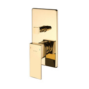 Oltens Gota bateria wannowo-prysznicowa podtynkowa złoty połysk 34101800