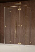 Radaway Essenza Pro Brushed Gold Kdj+S kabina 80x100x80cm prawa szczotkowane złoto 10097310-99-01R/10098080-01-01/10098080-01-01