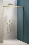 Radaway Idea 6 DWJ Brushed Light Gold drzwi wnękowe 130cm prawe szczotkowane jasne złoto 387017-98-01R