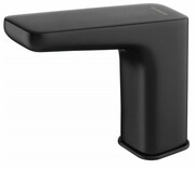 Deante Hiacynt Nero bateria umywalkowa bezdotykowa bez regulacji temperatury z zasilaczem 230/6V czarny mat BQH N28V