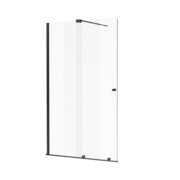 Excellent Ortigo Walk-in kabina prysznicowa 140x200 cm, czarny mat KAEX.5012.K.1400.BL