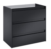 Roca Alpine szafka 78x45x74 cm CZARNY MAT A857868532