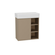 Excellent Ness szafka wisząca lakierowana cappucino z umywalką Ness 57x71x28 cm MLEX.8201.K.3519.600.CAWH